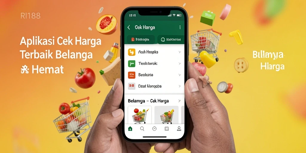 Antarmuka RI188 yang sederhana dan fungsional saat cek harga.
