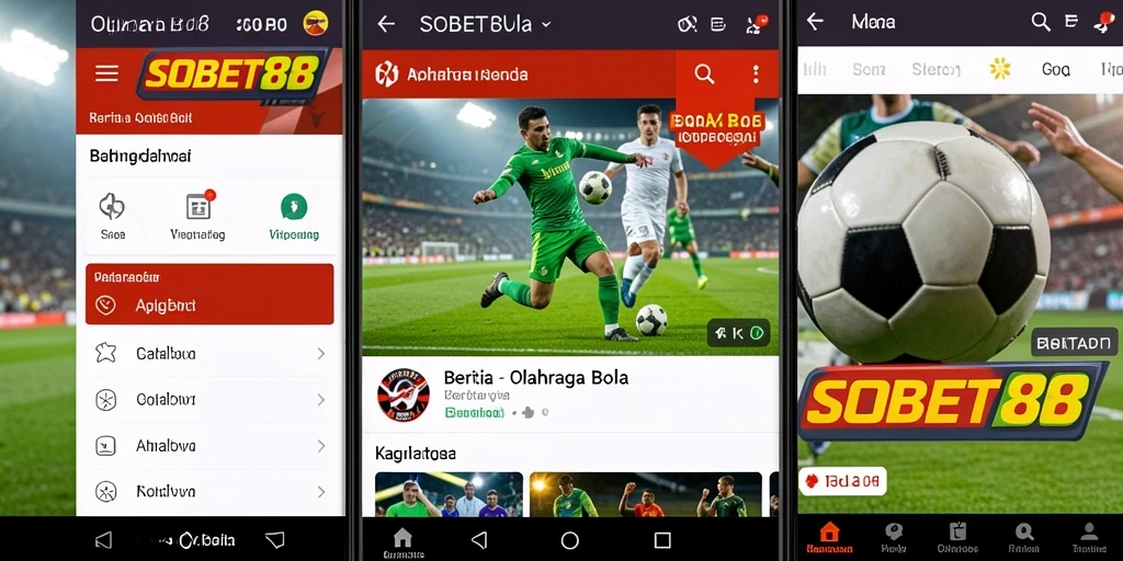Tampilan antarmuka SOBET88 yang informatif untuk berita olahraga bola.