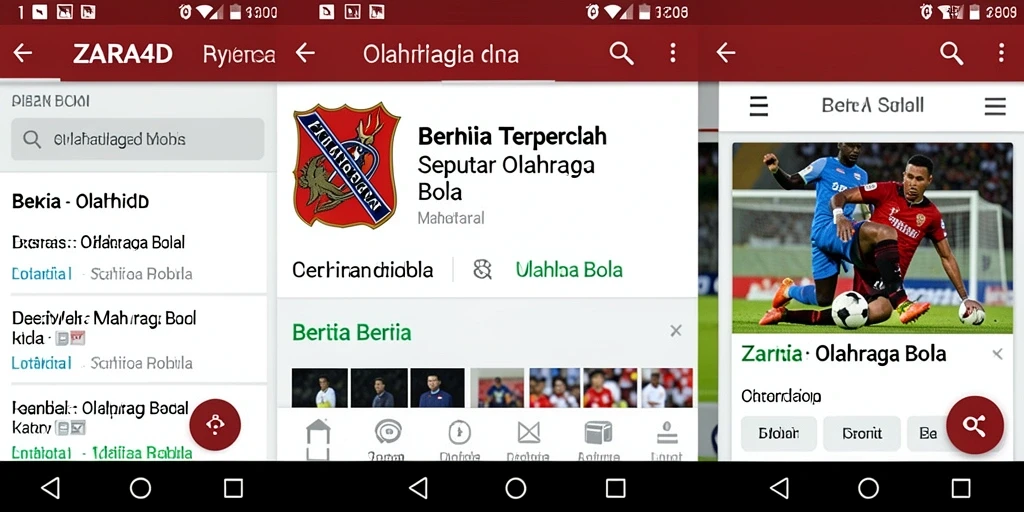 Tampilan antarmuka ZARA4D yang informatif dan interaktif.