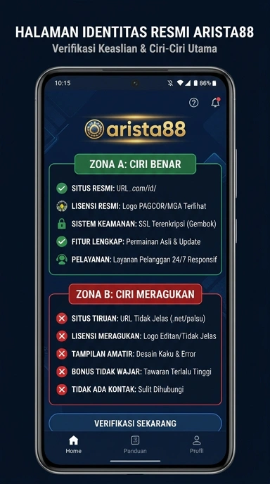 Kanal Resmi Download APK arista88 untuk Android